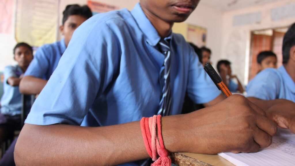 Students attending a sports management diploma seminar in India