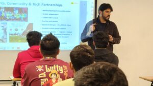 Guest Lecture by Mr. Nishant Oberoi an Founder at GoPllay (Sports) CEO at Roquefort