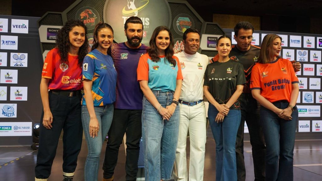 ISST Students & Media team at Tennis Premier League (TPL) Auctions in Mumbai