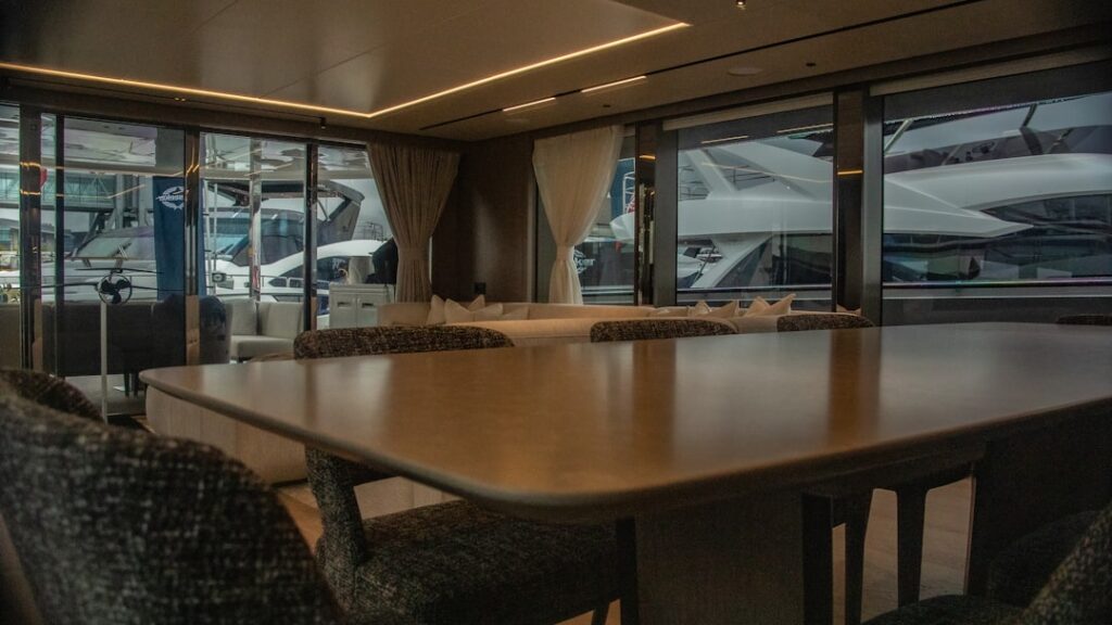 Modern boardroom representing the business side of professional sports wealth