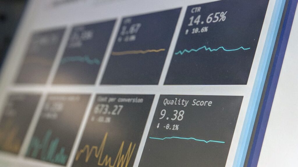 Performance analyst dashboard showing player heatmaps and Python data visualization