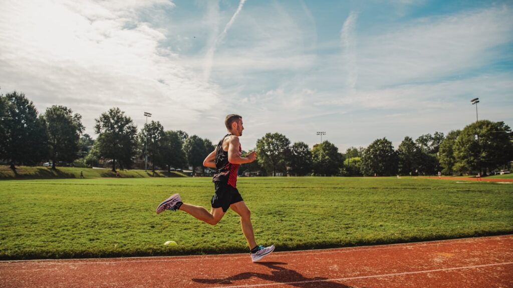 Athlete undergoing sports science analysis at a residential sports academy in India
