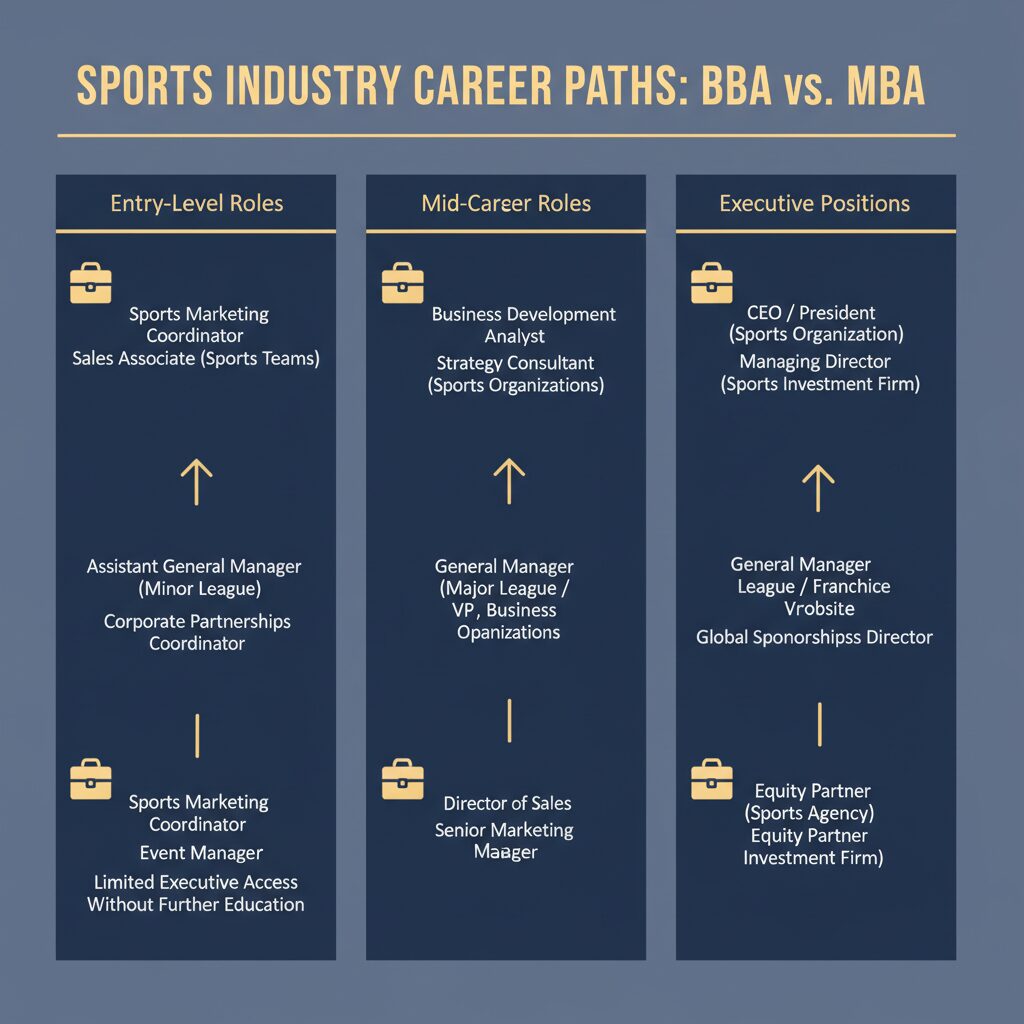 BBA vs MBA in Sports Management
