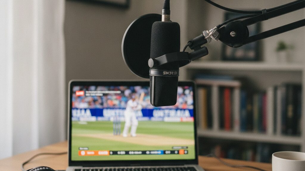 sports commentary equipment for beginners india