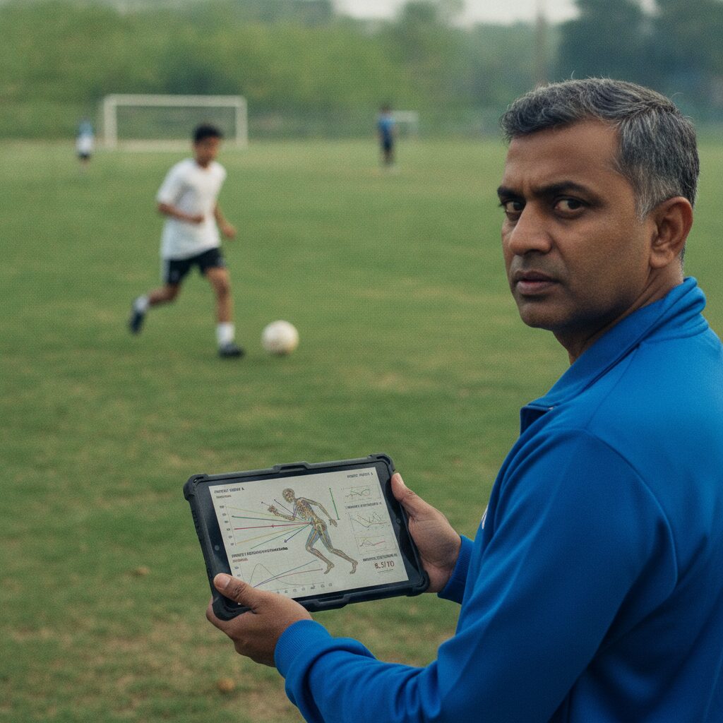 Ai talent scouting sports india hyper realistic