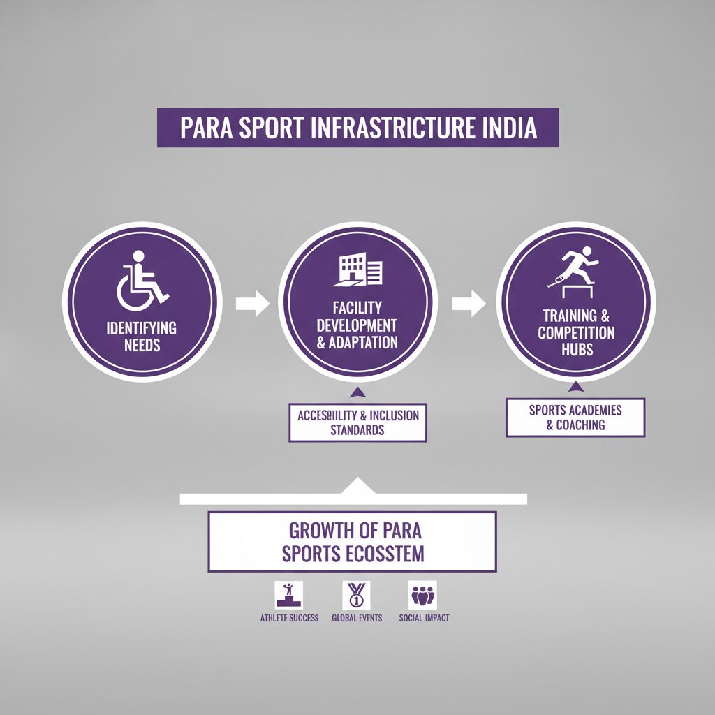 Para sport infrastructure india supporting infographic