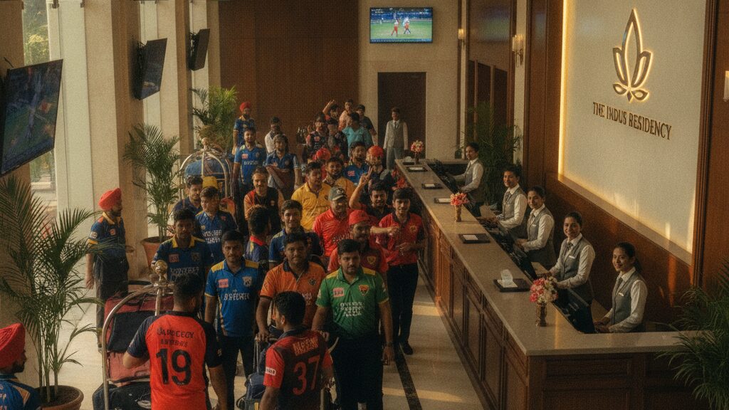 Sports tourism india busy hotel