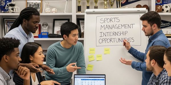 A group of diverse students collaborating on a project in a classroom