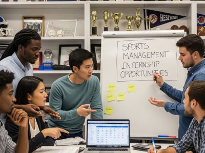 A group of diverse students collaborating on a project in a classroom